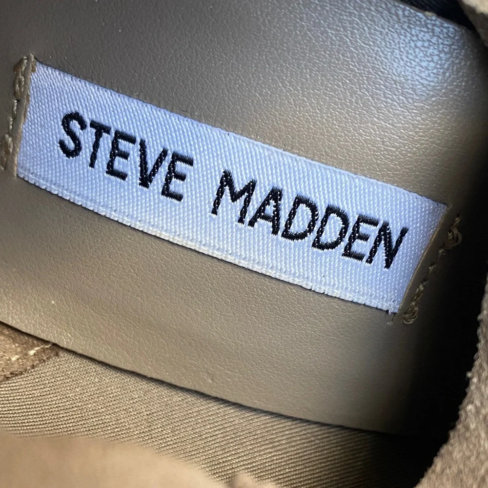 Steve Madden Taupe Heeled Boots - Picture 10 of 10